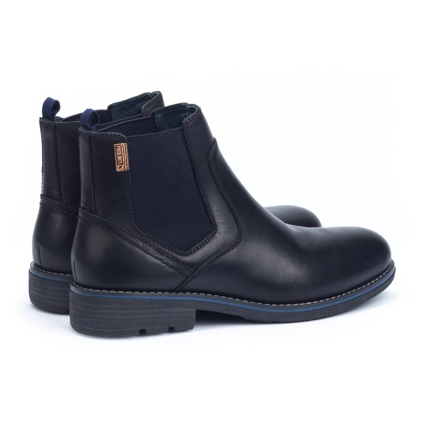 Men's Pikolinos YORK Chelsea Boots Black | NZ TA3781Q